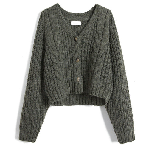Damen Kuscheliger Strickcardigan mit dekorativem Zopfmuster EB