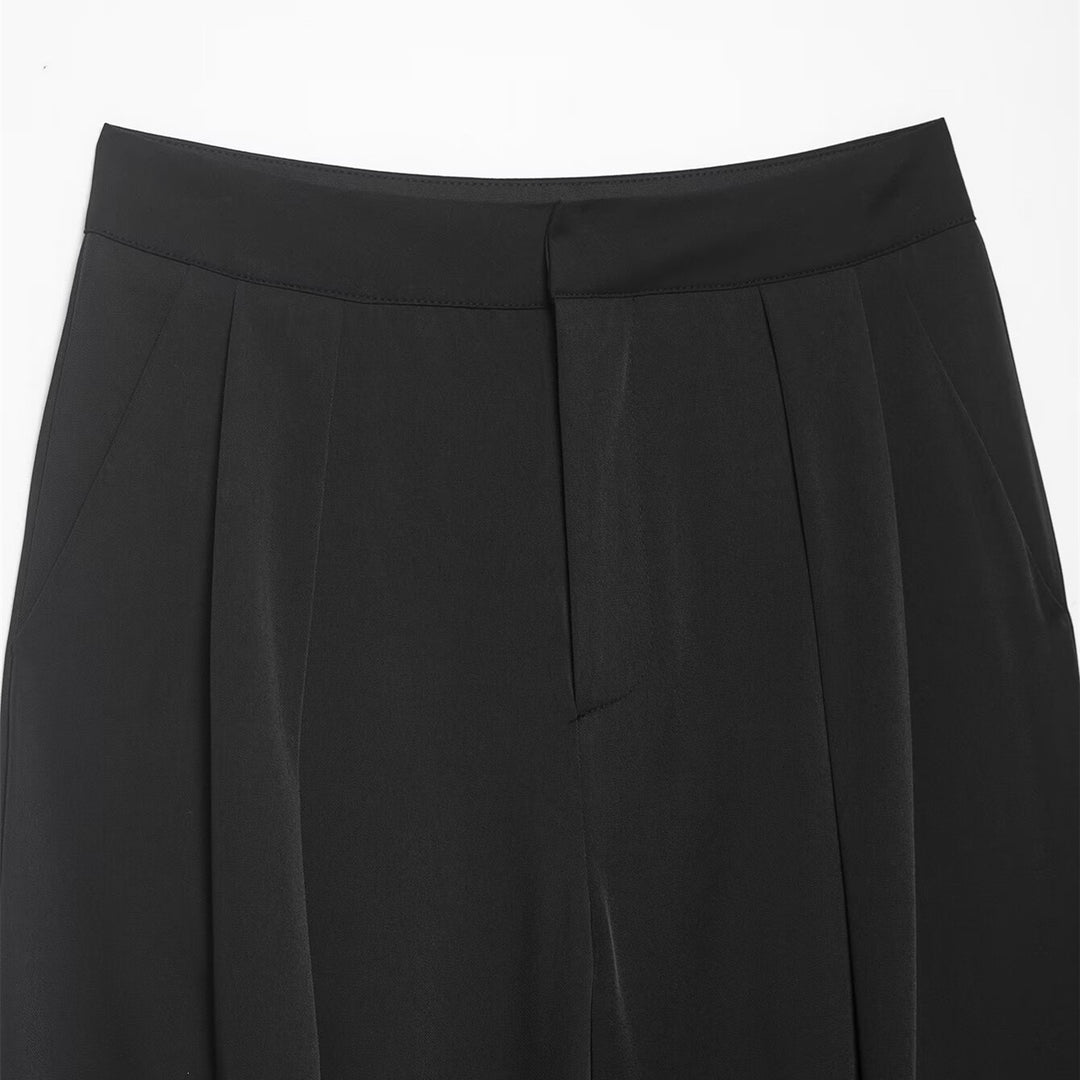 Damen Cargo-Hose mit raffinierten Bunddetails und praktischen Seitentaschen EB