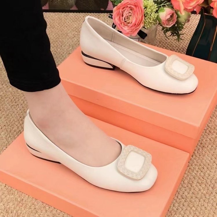 Damen Ballerinas mit elegantem, geflochtenem Detail und bequemer Sohle EB