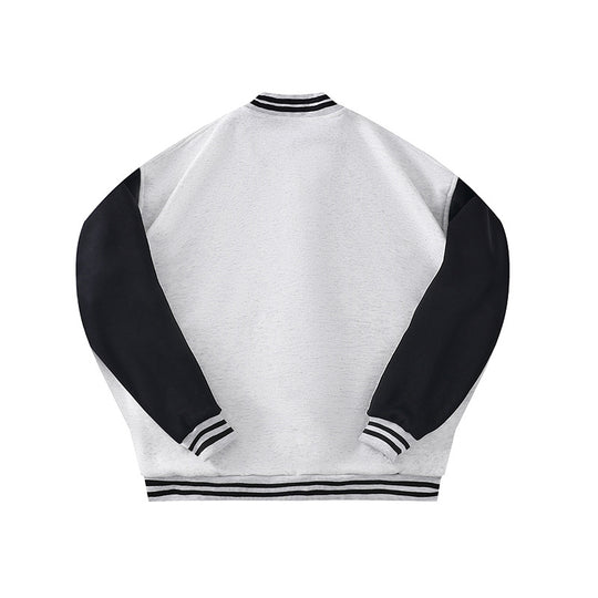 Damen Sportliche Bomberjacke mit Kontrastärmel und modernem Design EB