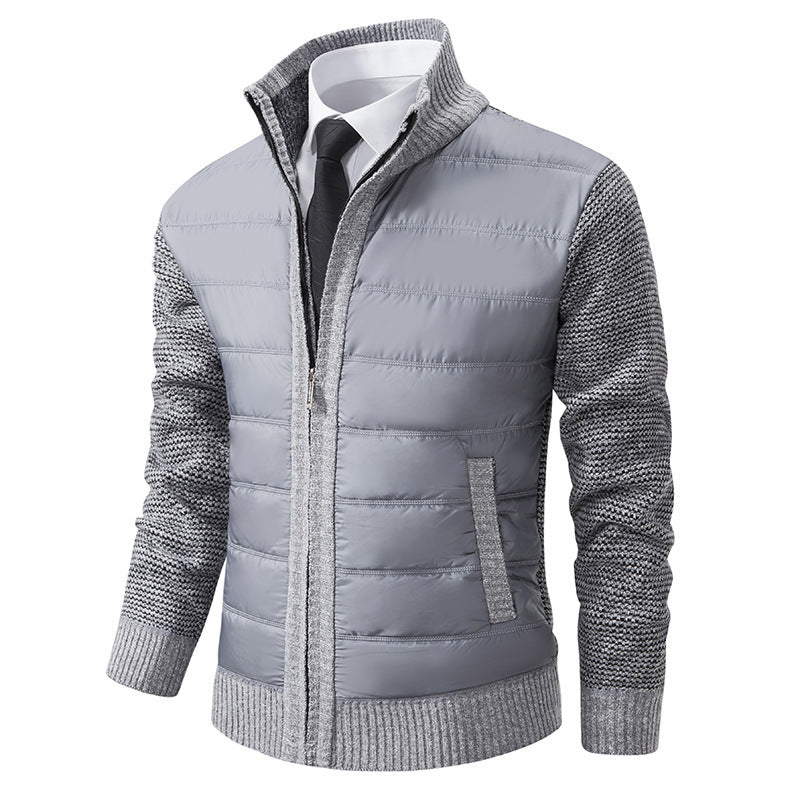 Herren sportive Kapuzenjacke mit strukturiertem Material und eleganten Details EB
