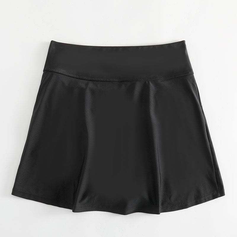 Damen Sportlicher Wickelrock EB