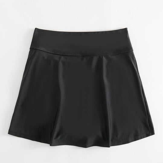 Damen Sportlicher Wickelrock EB