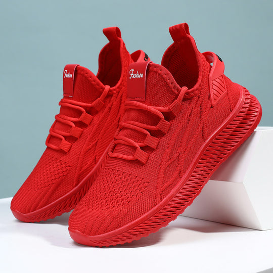 Damen Atmungsaktive Sport-Sneaker mit elastischem Obermaterial und dämpfender Sohle EB