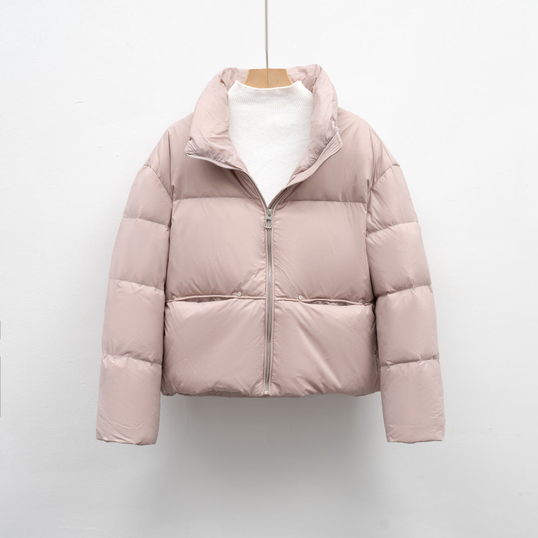 Damen hochwertige Steppjacke mit kurzem Schnitt EB