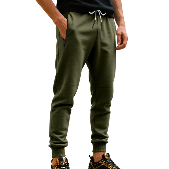 Herren Freizeit Jogginghose mit seitlichem Kontrast und elastischem Bund EB