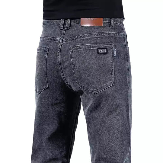 Herren modische Slim-Fit Jeans aus weichem Denim EB