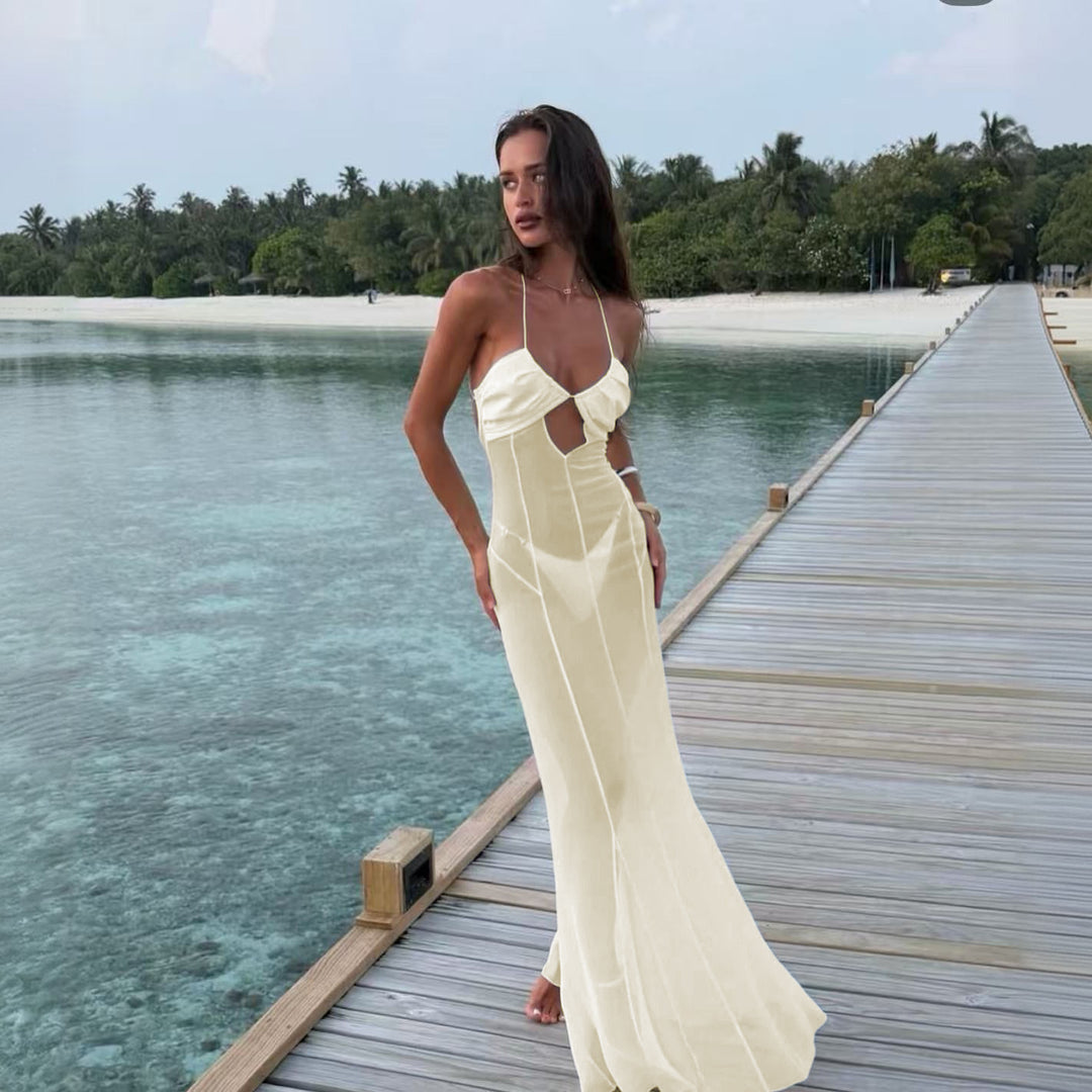 Damen Maxikleid mit verführerischen Cut-Outs von EB