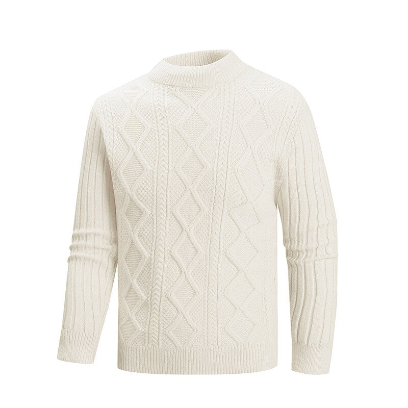 Herren Pullover aus strukturiertem Strickmaterial EB