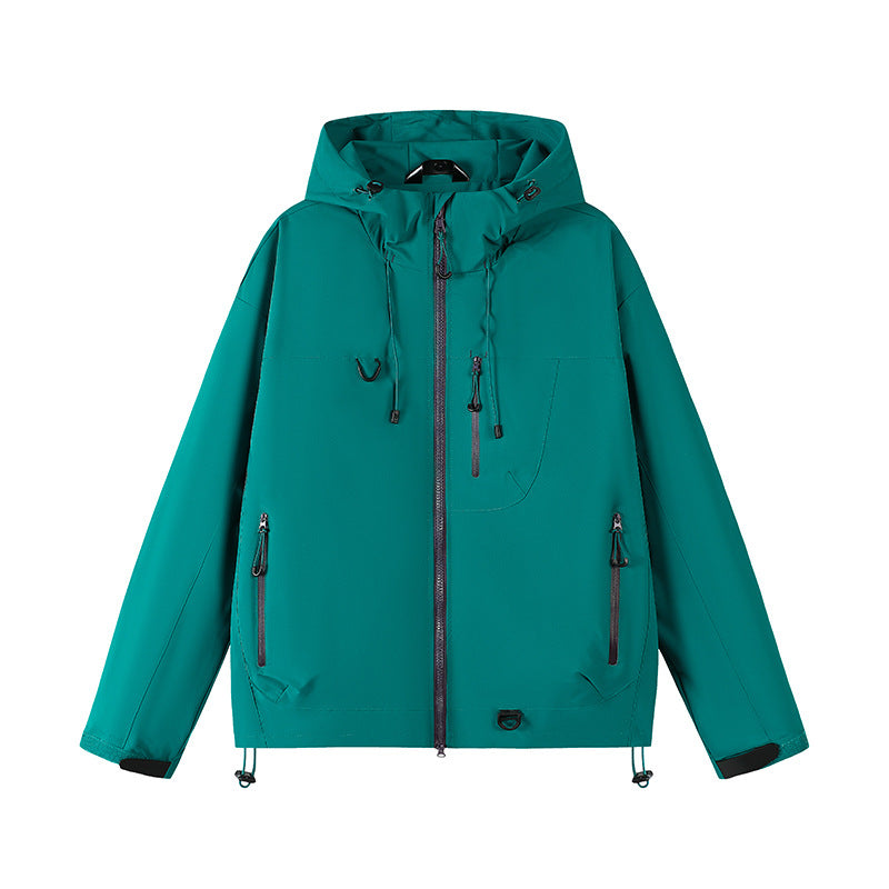 Damen funktionale Wetterjacke mit verstellbarem Kapuzensystem und atmungsaktiven Eigenschaften EB