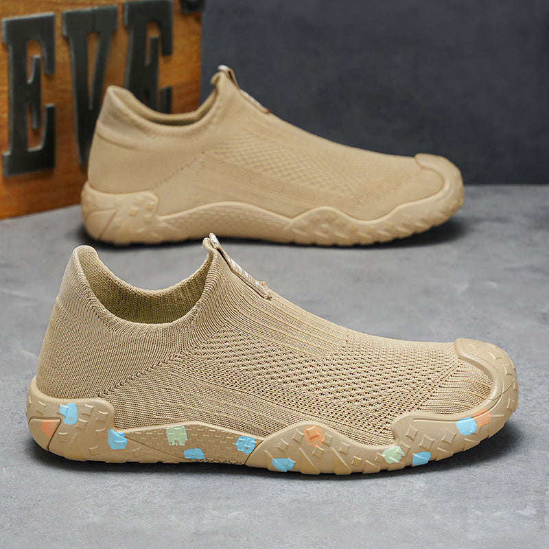 Damen Leichte Mesh-Sneaker mit rutschfester Sohle und atmungsaktiver Konstruktion EB