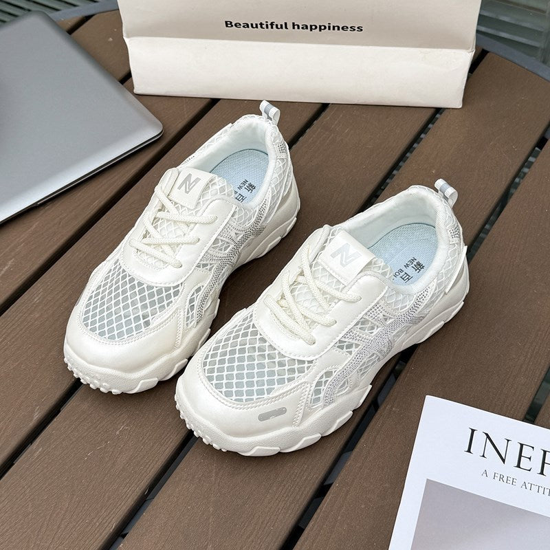 Damen Atmungsaktive Freizeitsneaker mit rutschfester Laufsohle und stabiler Konstruktion EB