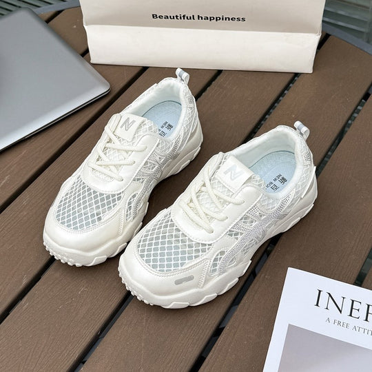 Damen Atmungsaktive Freizeitsneaker mit rutschfester Laufsohle und stabiler Konstruktion EB