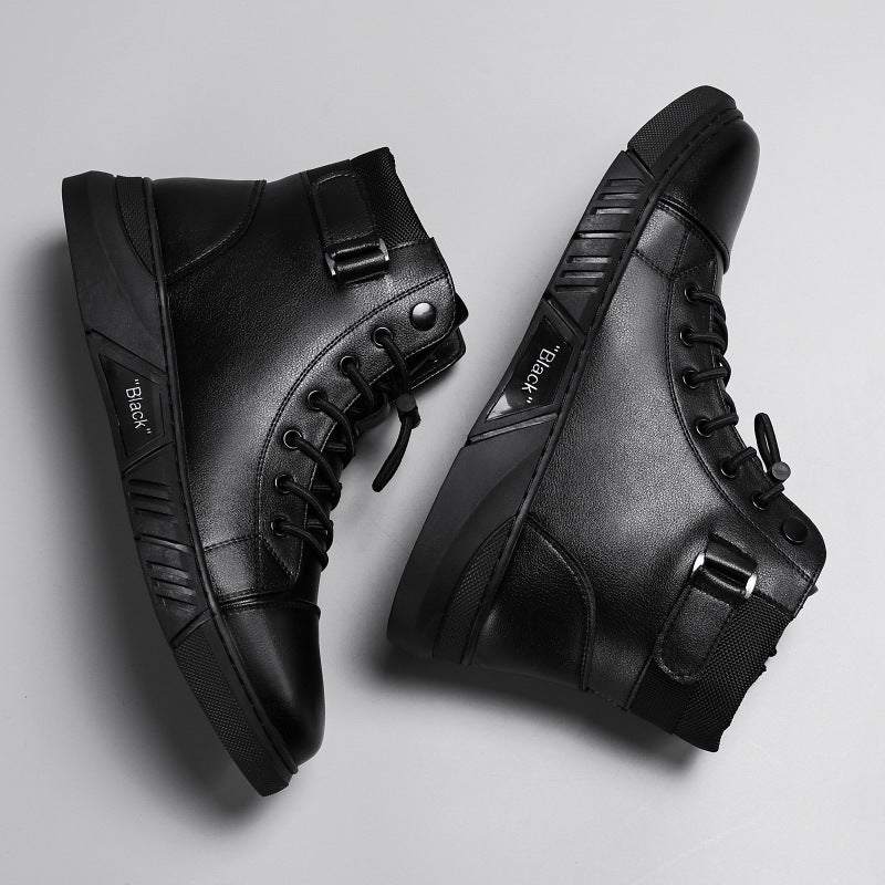 Damen hohe Sneaker Boots mit gepolsterter Innensohle und rutschfester Sohle EB
