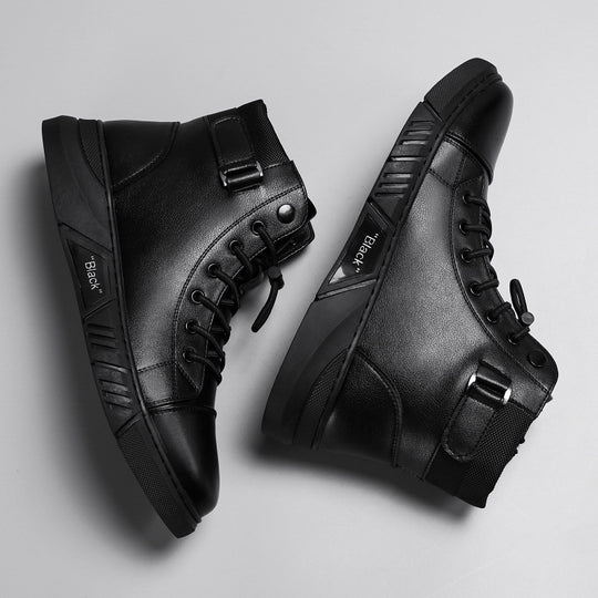 Damen hohe Sneaker Boots mit gepolsterter Innensohle und rutschfester Sohle EB