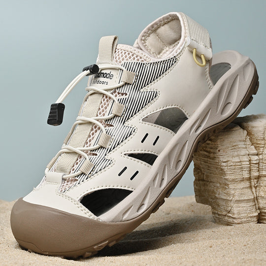 Damen Sportliche Sandalen mit rutschfester Sohle und anatomischer Fußbettung EB