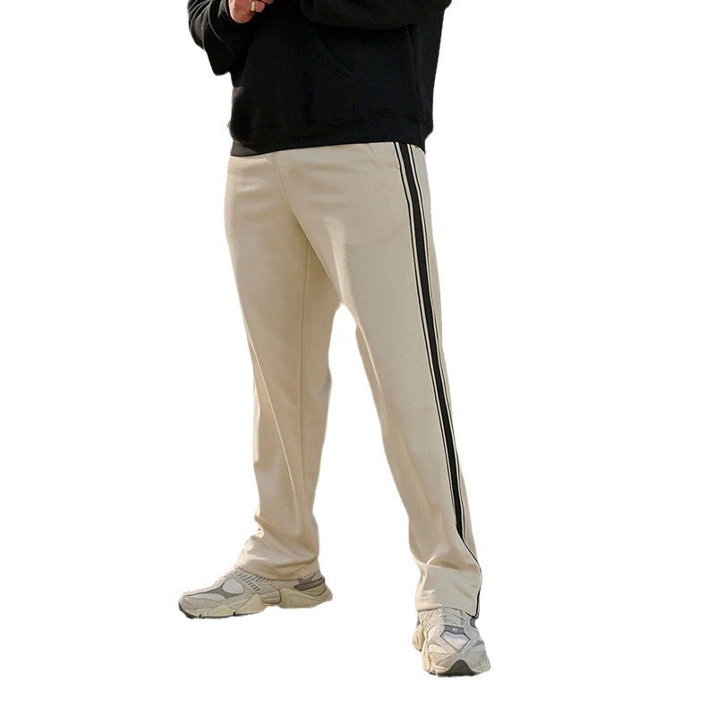 Herren sportliche Trainingshose mit seitlichen Streifen EB
