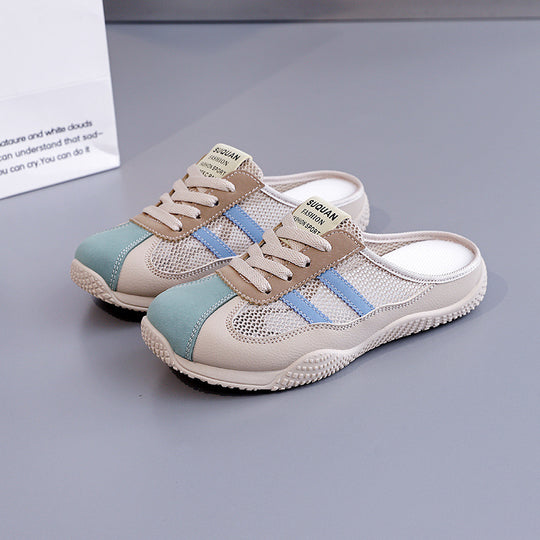 Damen Freizeit Sneakers mit atmungsaktiver Mesh-Oberfläche und rutschfester Sohle EB
