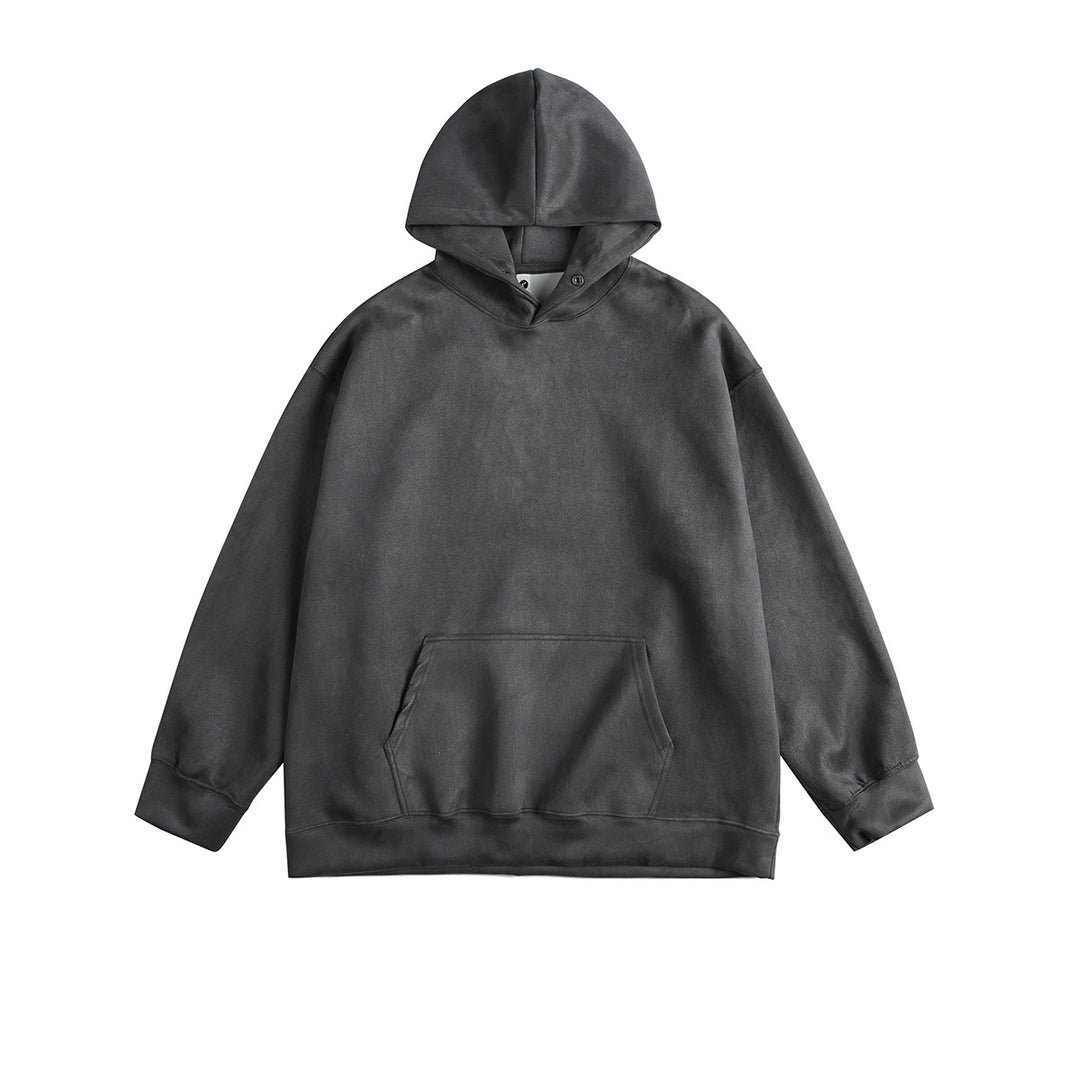 Herren lässiger Kapuzenpullover aus hochwertigem Baumwollmix mit praktischer Kängurutasche EB