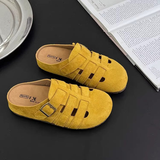 Damen Clogs mit modischem Riemendesign und weichem Innenfutter EB
