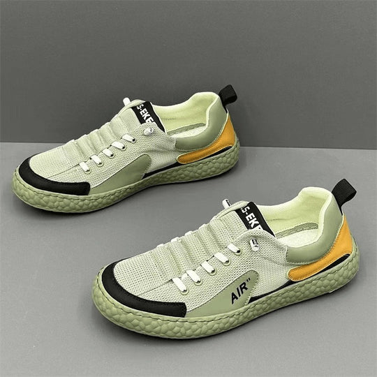 Damen Atmungsaktive Freizeit Sneakers mit innovativem Sohlen Design EB