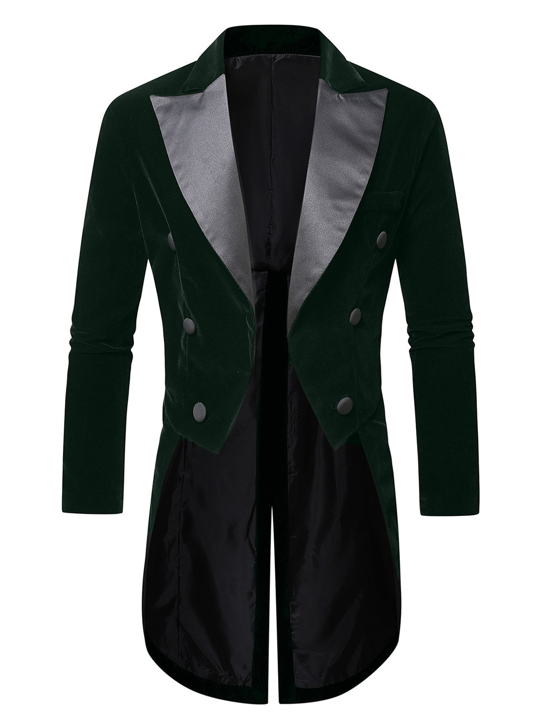 Herren eleganter Samtblazer mit modernem Schnitt und glänzenden Details EB