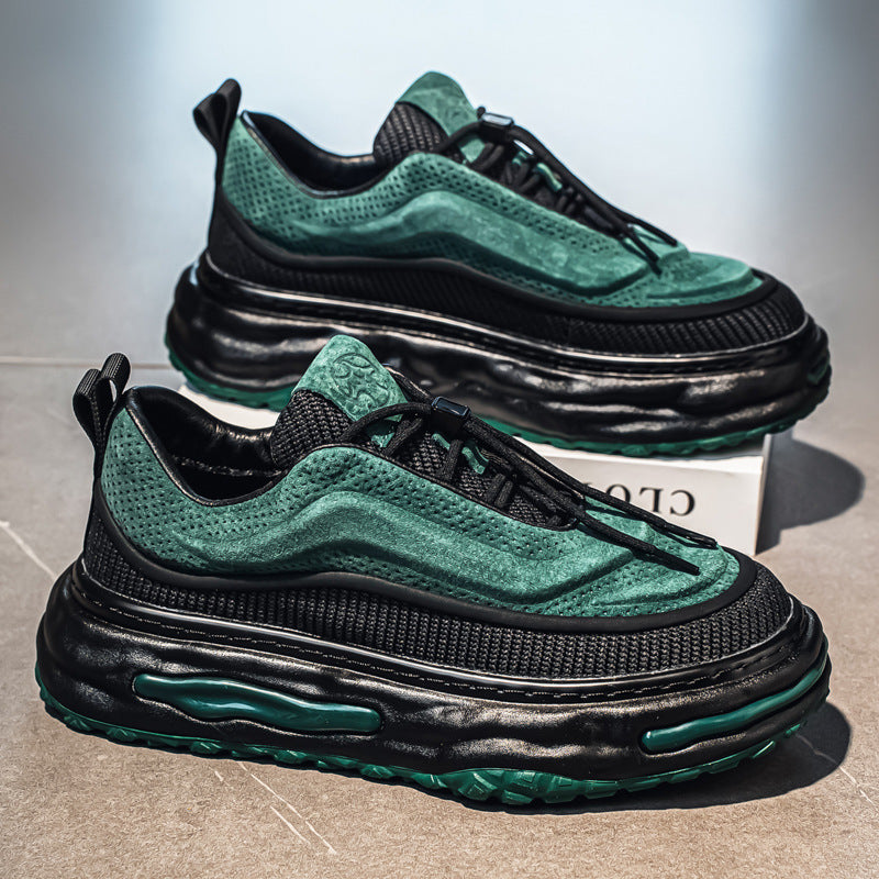 Damen Sportliche Air-Sohle Sneakers mit atmungsaktivem Obermaterial und flexiblem Design EB