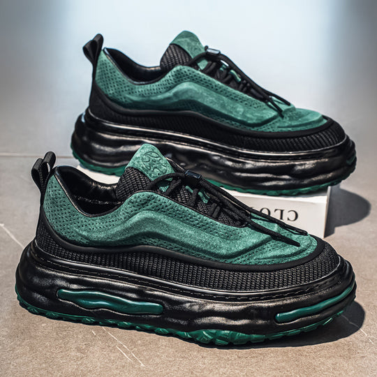 Damen Sportliche Air-Sohle Sneakers mit atmungsaktivem Obermaterial und flexiblem Design EB