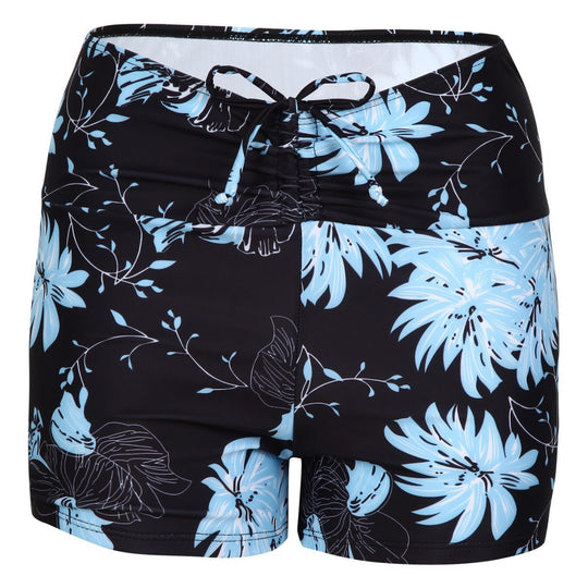 Damen Bikini-Höschen mit hohem Bund und raffinierten Rüschendetails EB
