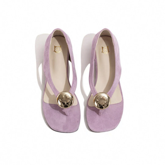 Damen Sandalen mit modischem Gold-Detail und ergonomischer Sohle EB