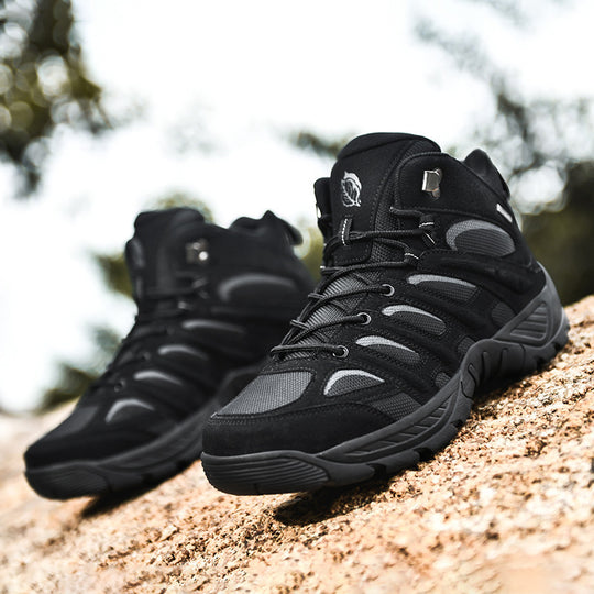 Damen Hochwertige Outdoor-Schnürboots mit wasserabweisendem Obermaterial und rutschfester Sohle EB