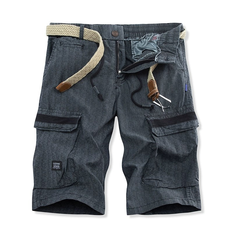 Herren Cargo-Shorts mit praktischem Gummizug und mehreren Taschen EB