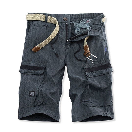 Herren Cargo-Shorts mit praktischem Gummizug und mehreren Taschen EB