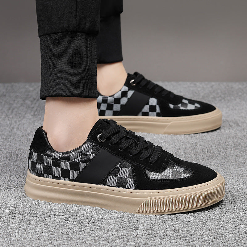Damen Sneakers mit innovativem Karo-Design und rutschfester Sohle EB