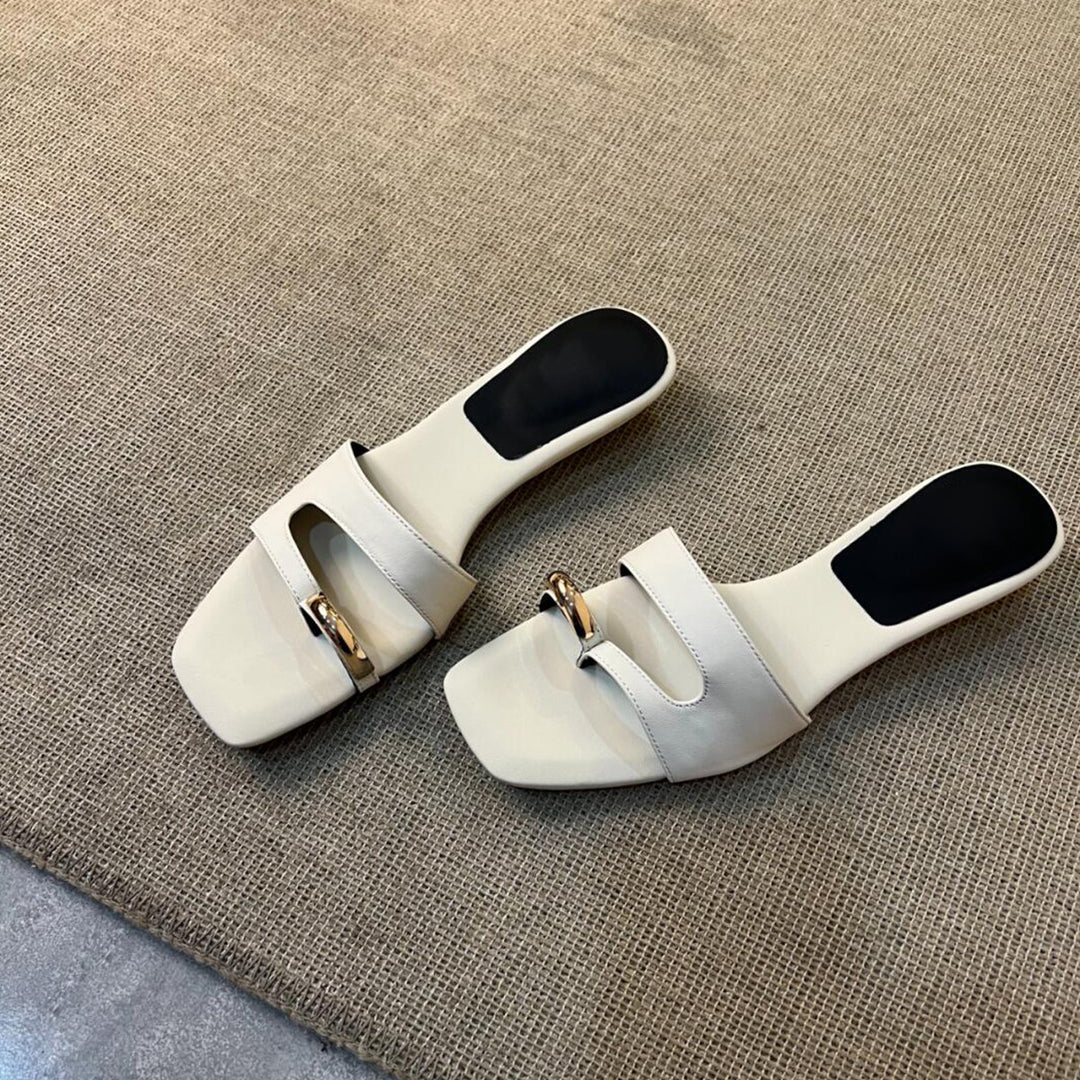 Damen Elegante und komfortable Clogs mit modischem Riemchen EB