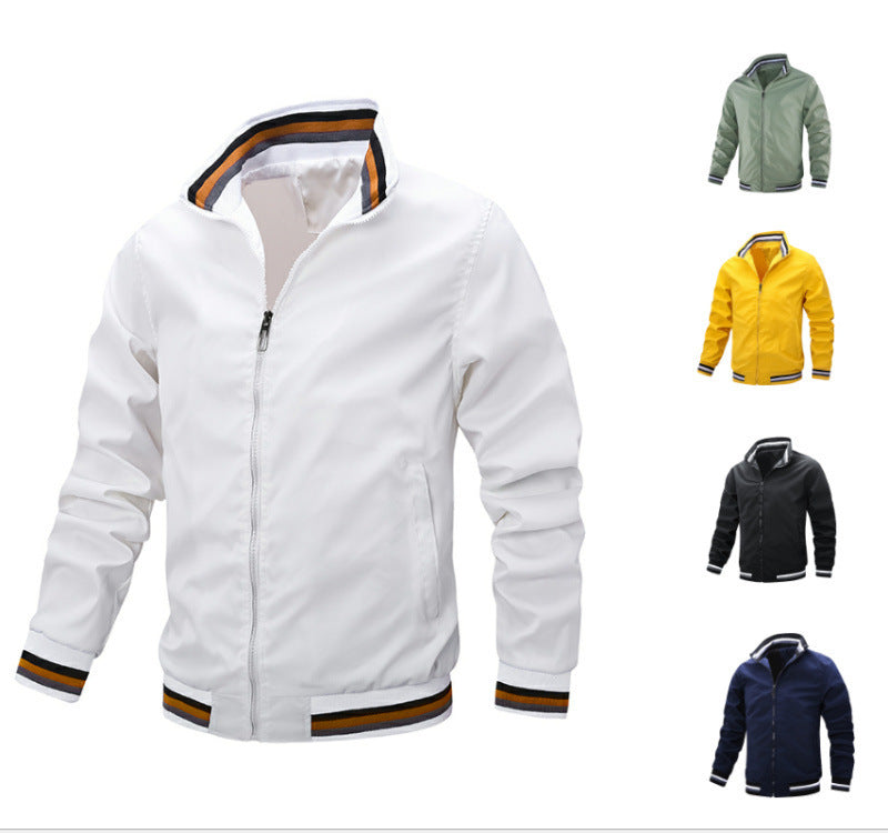 Herren elegante Bomberjacke mit stark isolierendem Innenfutter EB