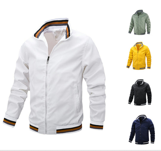 Herren elegante Bomberjacke mit stark isolierendem Innenfutter EB