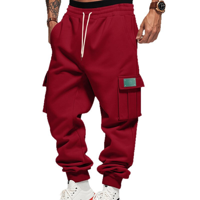 Herren Sportliche Cargo-Hose mit Seitentaschen EB