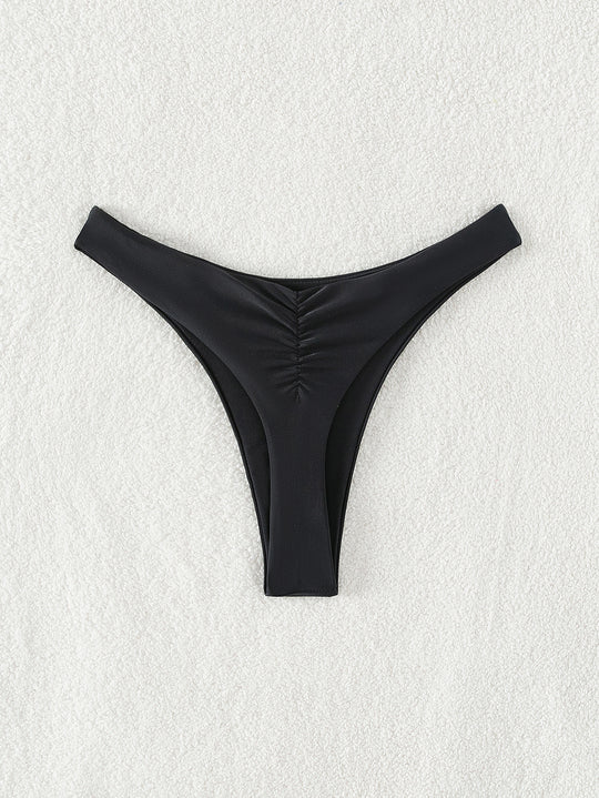 Damen Bikini-Hose mit hohem Beinausschnitt und elegantem Schnitt EB