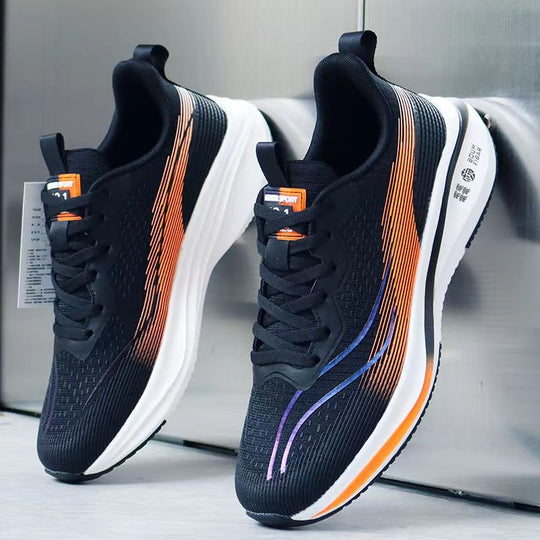 Damen Sportliche Laufschuhe mit dämpfendem Komfort und atmungsaktiver Oberflächenstruktur EB