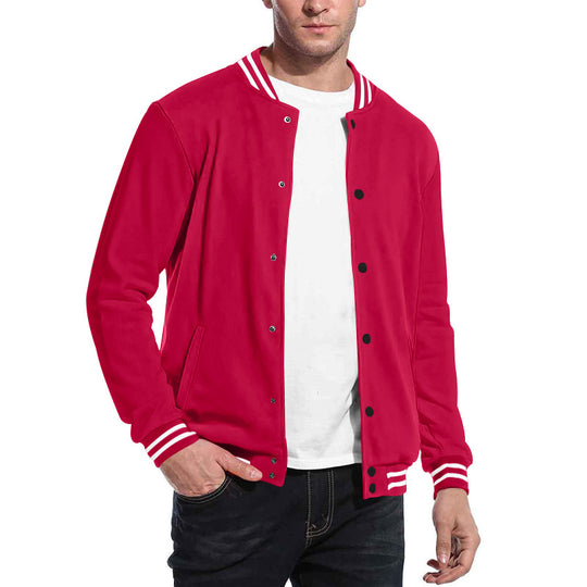 Herren Sport-Jacke im College-Stil mit praktischen Taschen und modernem Schnitt EB