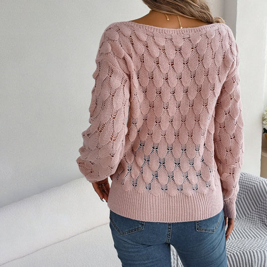 EB | Hohlstrickpullover Mit Feinem Detailmuster