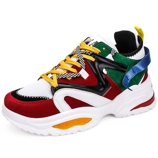 Damen sportliche Sneakers mit innovativem Design und farbenfrohen Akzenten EB