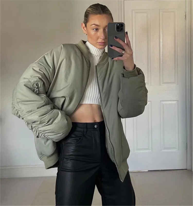 Damen Oversize-Pufferjacke EB