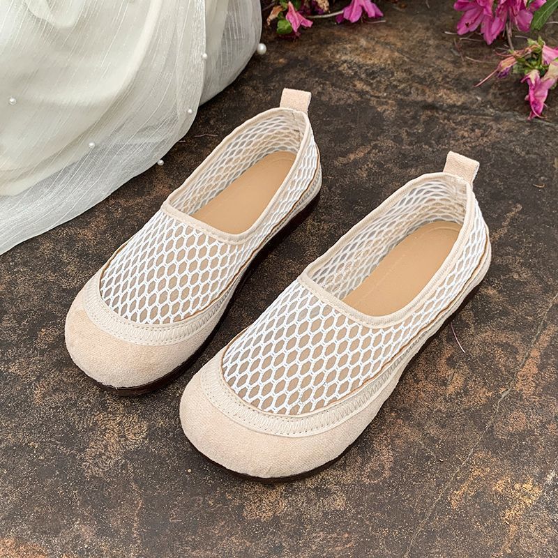 Damen Ballerinas aus atmungsaktivem Netzmaterial EB