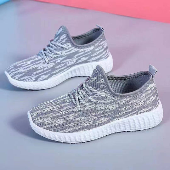 Damen Leichte und flexible Sneaker mit atmungsaktivem Obermaterial EB