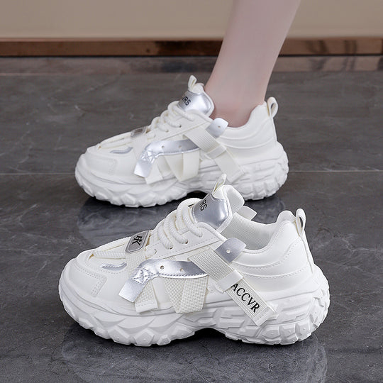 Damen Sportliche Chunky Sneakers mit innovativem Design und rutschfester Sohle EB