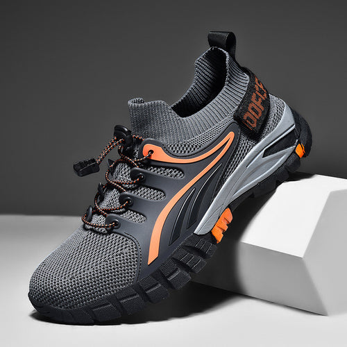 Damen Sportliche Outdoor-Sneaker mit atmungsaktivem Mesh-Obermaterial und rutschfester Sohle EB