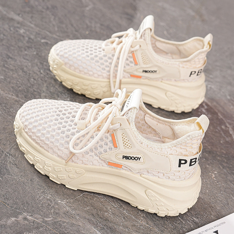 Damen Atmungsaktive Lauf-Sneaker mit flexibler Sohle und dämpfendem Material EB