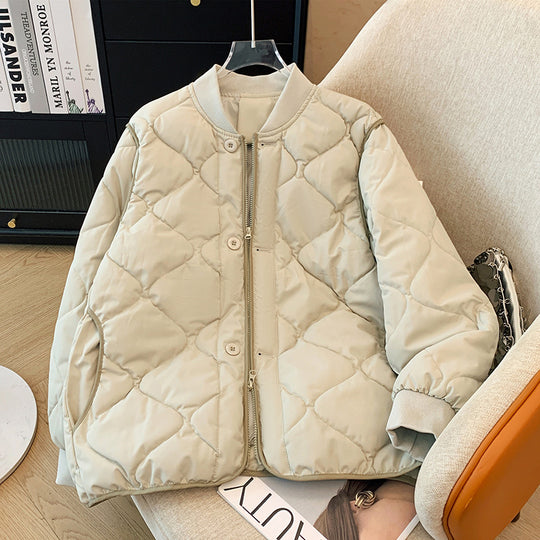 Damen Wattierte Blousonjacke mit Reißverschluss und praktischen Taschen EB